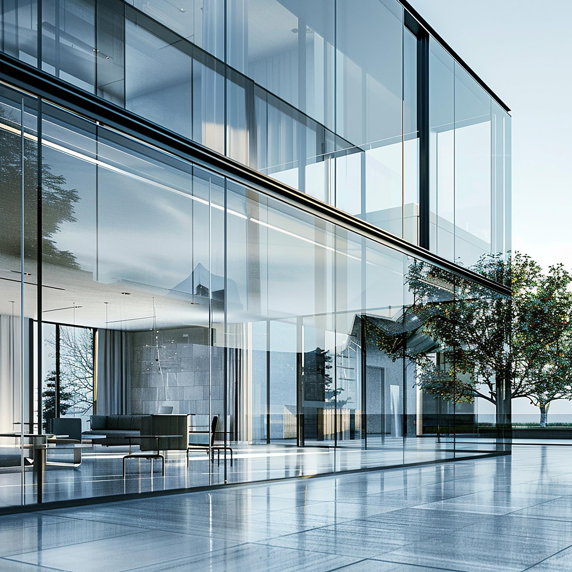 Commercial glass installation for modern building exterior – Glass Pro Dallas