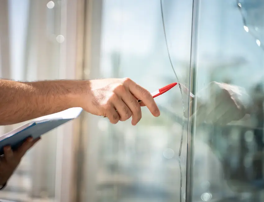 Cracked glass inspection and repair service – Glass Pro Dallas