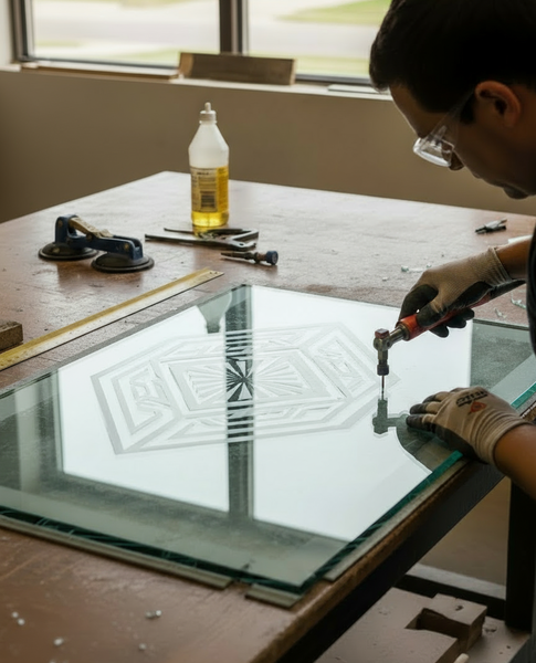 Custom glass fabrication and cutting service – Glass Pro Dallas