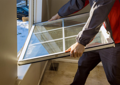 Glass Pro Dallas technician performing glass repair service