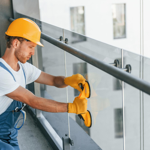 Professional glass installation work by experienced technicians – Glass Pro Dallas